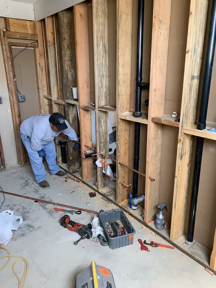 Commercial rough-in plumbing for Trenchless Sewer Repair in Hickory Corner